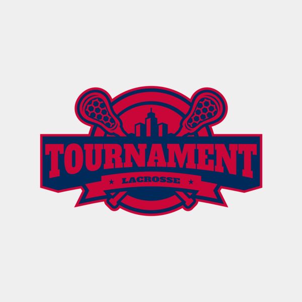 Tournament Lacrosse Logo Template Thumbnail