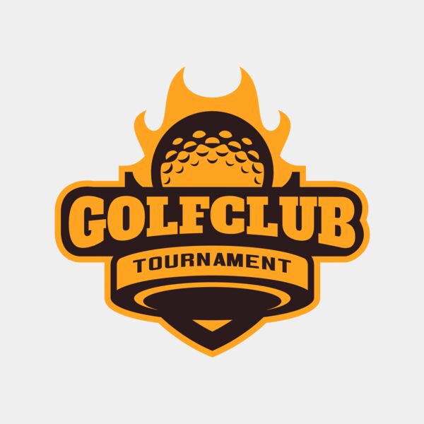 Golf Club Tournament logo template 04 Thumbnail