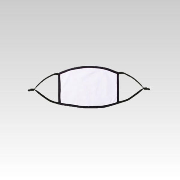 Face Mask Adjustable Strap Black Trim Dye-Sub Thumbnail