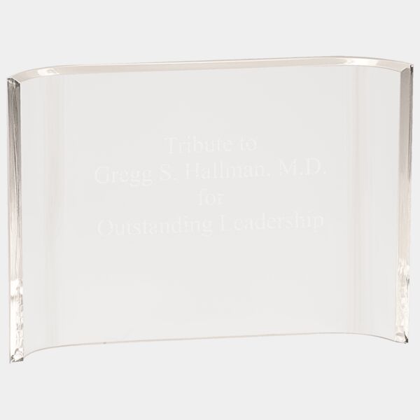 10" x 7" Acrylic Crescent Thumbnail