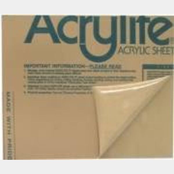 24" x 24" x 1/8" Acrylic Sheet/Double Sided Plastic Protective Coating Thumbnail