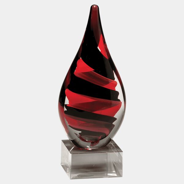 8" and Helix Teardrop on Glass Base-No Plate Thumbnail