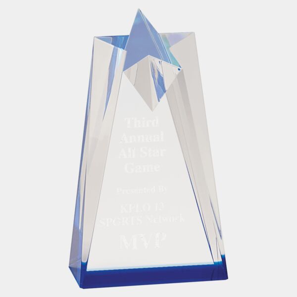 3 1/2" x 6" Sculpted Star Acrylic Thumbnail