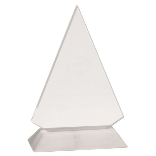 4" x 5" Triangle Pop-In Acrylic (Base not included) Thumbnail
