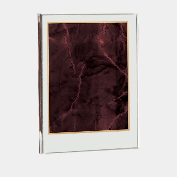6" x 8 5/8" Ruby Marble Acrylic Award Upright Only Thumbnail