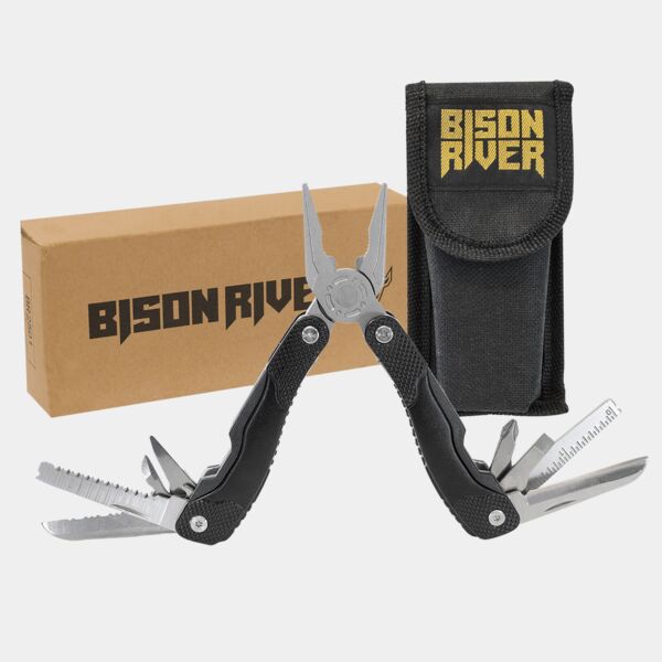 Bison River 4" 13 Function Multi Tool with Nylon Sheath Thumbnail