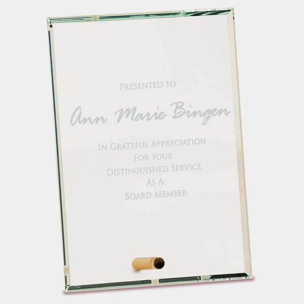 5" x 7" Rectangle CrystalEdge Glass Thumbnail