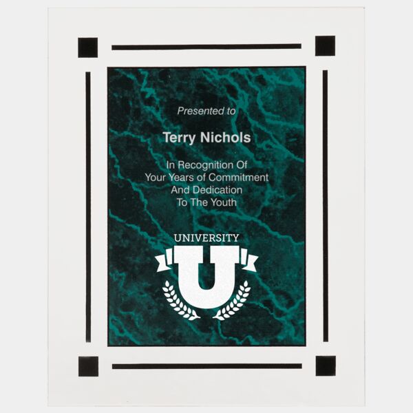 7" x 9" Marble Acrylic -Plaq Thumbnail