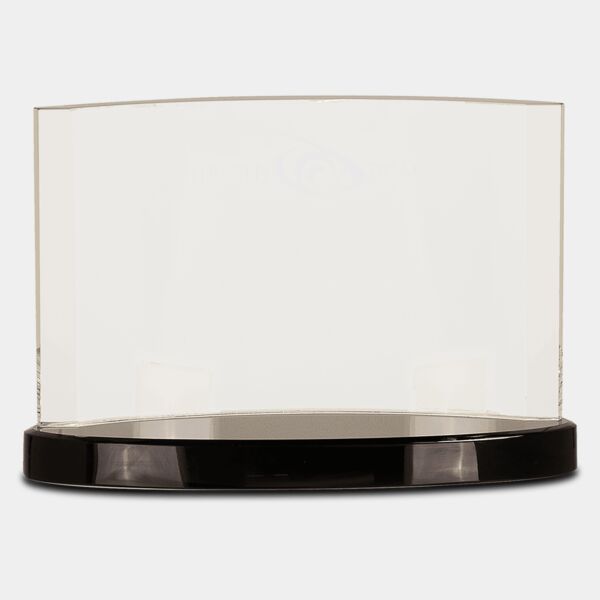 9" x 6" Crystal Crescent on Crystal Base Thumbnail