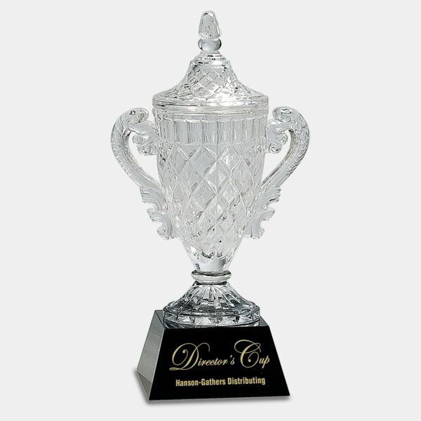12 3/4" Crystal Cup on Pedestal Base Thumbnail