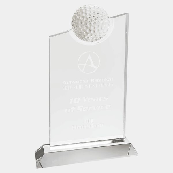 Crystal Slant Golf Tablet Thumbnail