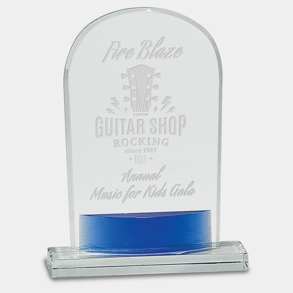 8 1/2" Crystal Arch with Accent Thumbnail