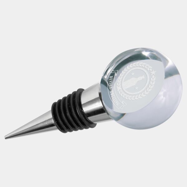 3 7/8" Crystal Wine Stopper Thumbnail