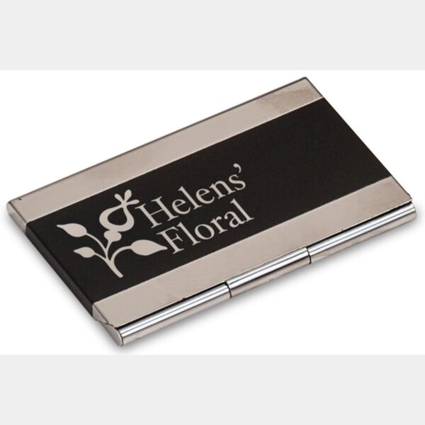 3 3/4" x 2 1/2" Laserable Business Card Holder Thumbnail