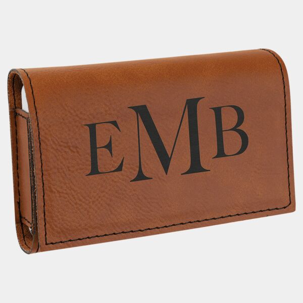 4 3/4" x 3 1/8" Laserable Leatherette Pill Box Thumbnail