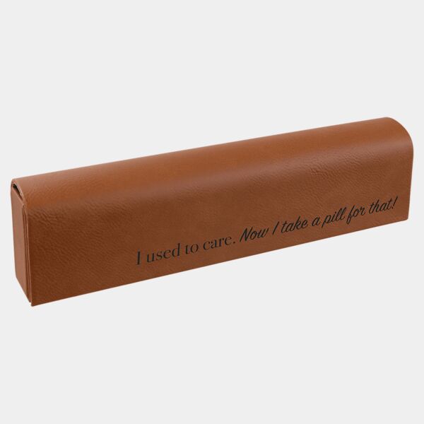 9 3/4" x 2 1/2" Laserable Leatherette Pill Box Thumbnail