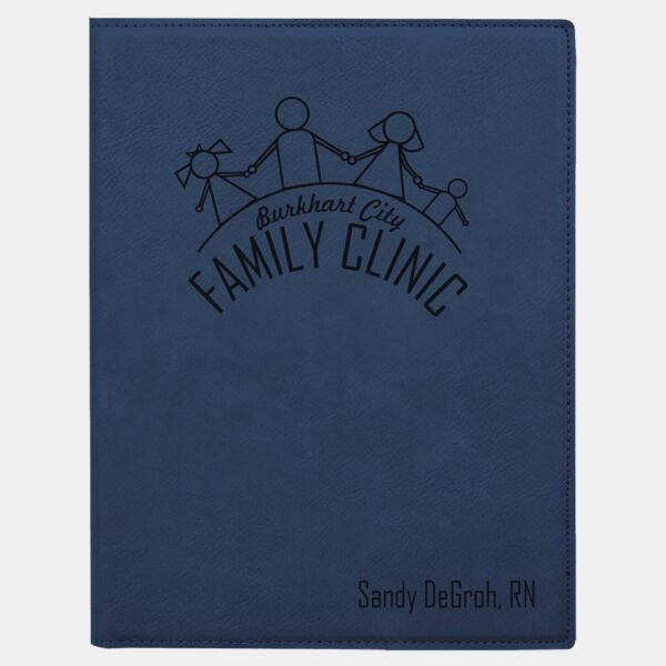 7" x 9" / Laserable Leatherette Small Portfolio with Notepad Thumbnail