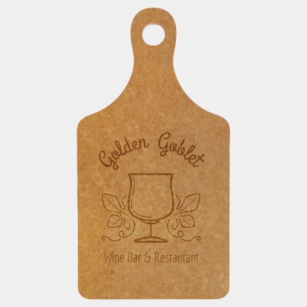 13 1/2" x 7" Eco Paddle Shaped Cutting Board Thumbnail