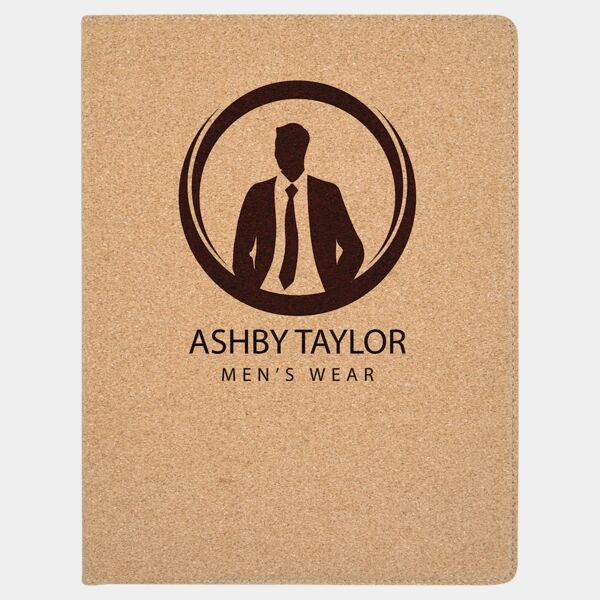 9 1/2" x 12" Cork Portfolio with Notepad Thumbnail