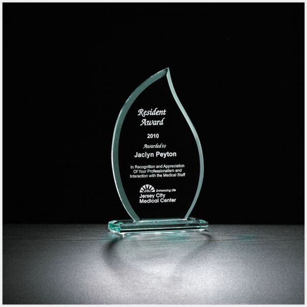 7 1/2" Flame Series Glass Award Thumbnail