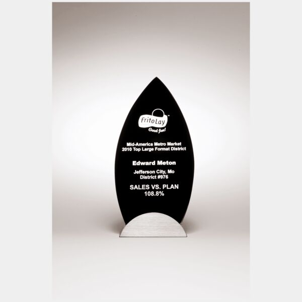 8 5/8" Flame Series with Gunmetal Finish Base Thumbnail