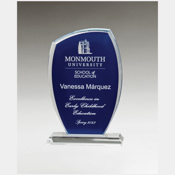 6 1/8" x 9 5/8" Tidal Series Glass with Painted Background Thumbnail