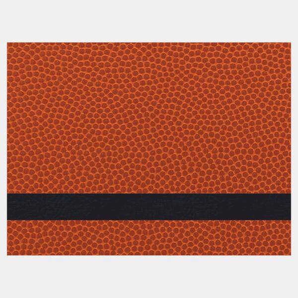 12" x 24" Basketball Laserable Leatherette Sheet Stock Thumbnail
