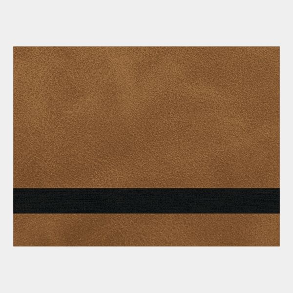 12" x 24" Medium Brown Premier Laserable Leatherette Sheet Stock - Creekside Collection with No Adhesive Thumbnail