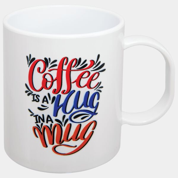 11 oz. Gloss Sublimatable Plastic Poly Mug Thumbnail