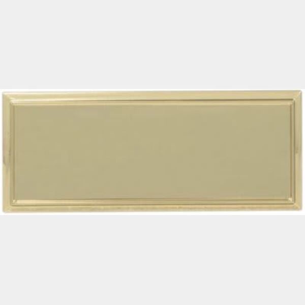 3" x 1" Square Corner Plastic Badge Frame Thumbnail