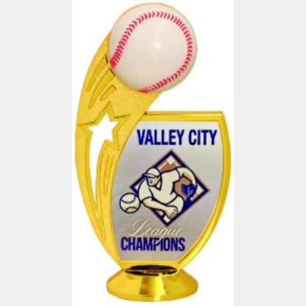 6" Baseball Sublimatable Insert Holder Figure Thumbnail