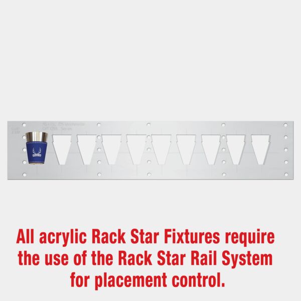 Laserable Leatherette Shot Glass Fixture-Holds 10 Thumbnail