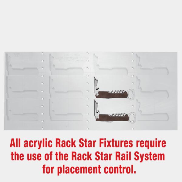 5 1/4" Wine Bottle Opener Fixture-Holds 12 Thumbnail