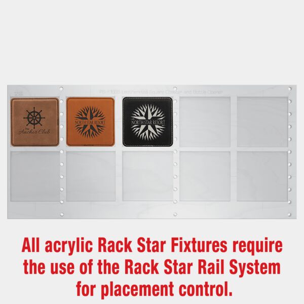 4" x 4" Square Coaster Fixture - Holds 10 Thumbnail