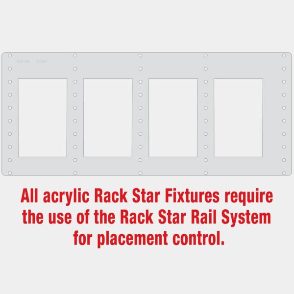 DC401S Decanter Only Rack Star Fixture-Holds 4 Thumbnail