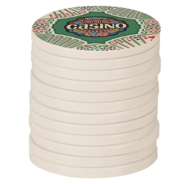 1 1/2" Sublimatable Poker Chip with Edge Thumbnail