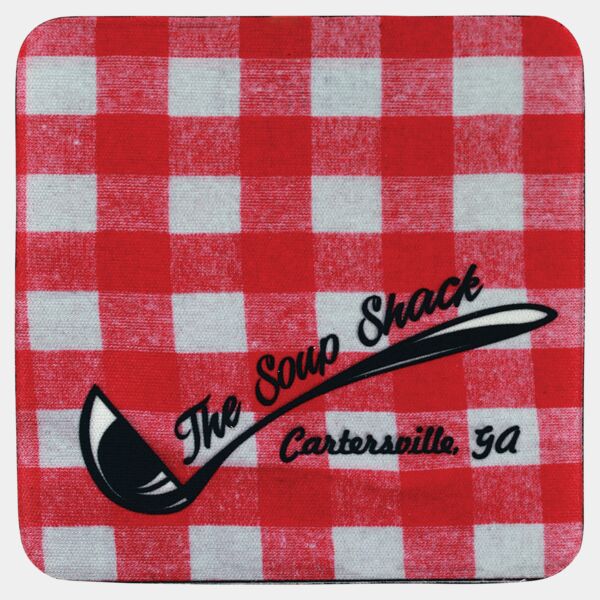 4" x 4" Sublimatable Square Neoprene Coaster Thumbnail