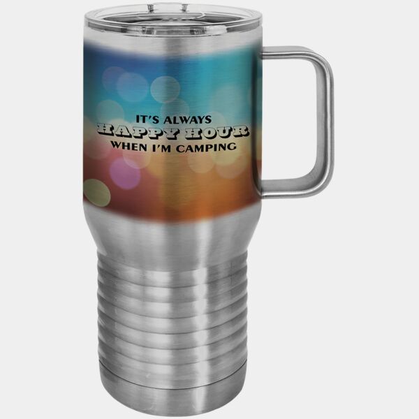 Sublimatable Polar Camel 20 oz. Travel Mug with Slider Lid Thumbnail