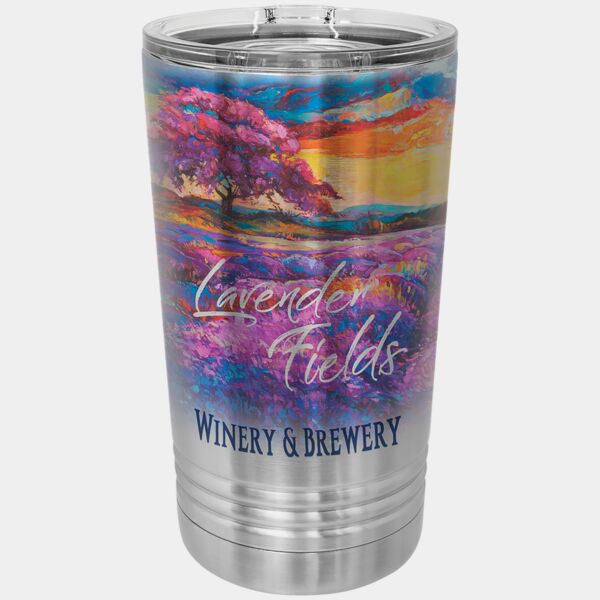 Sublimatable 16 oz. Polar Camel Pint with Slider Lid Thumbnail