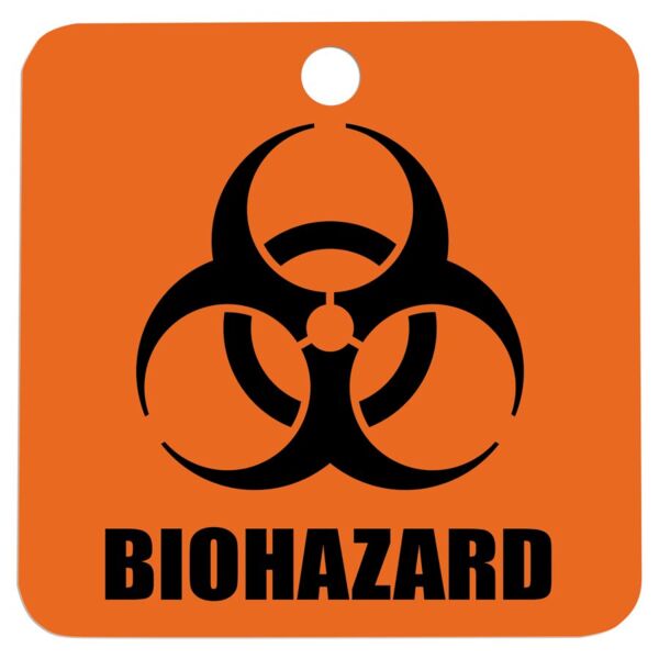 1 1/2" x 1 1/2" Sublimatable Square Industrial Tag Thumbnail