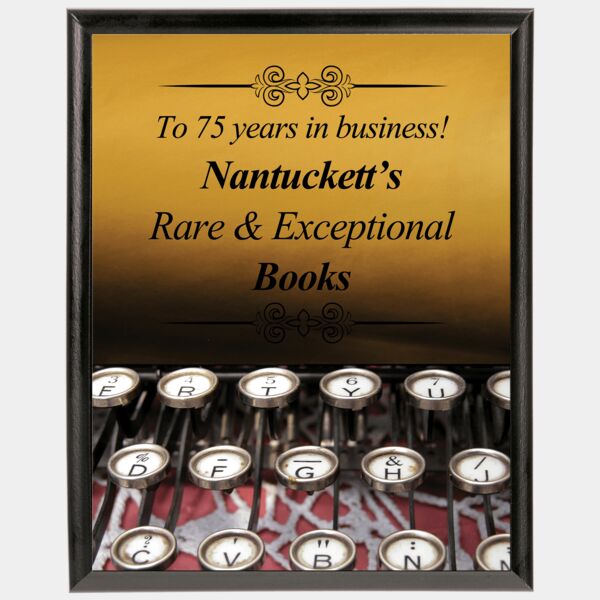 9" x 12" Unisub Sublimatable Plaque with Edge Thumbnail