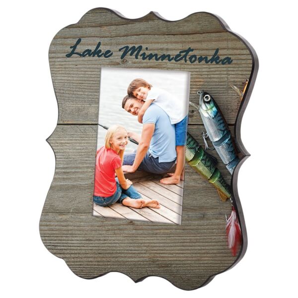 8" x 10" Unisub Sublimatable Gloss Benelux Frame Holds 4" x 6" Photo Thumbnail