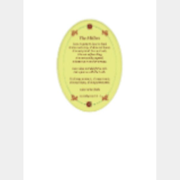 4.219" x 5.969" Gloss Unisub Hardboard Sublimatable Oval Insert for UN5783 Thumbnail