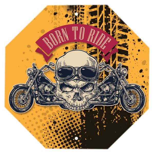 12" x 12" x .025" Sublimatable UVSub Aluminum Stop Sign with 2 Holes Thumbnail