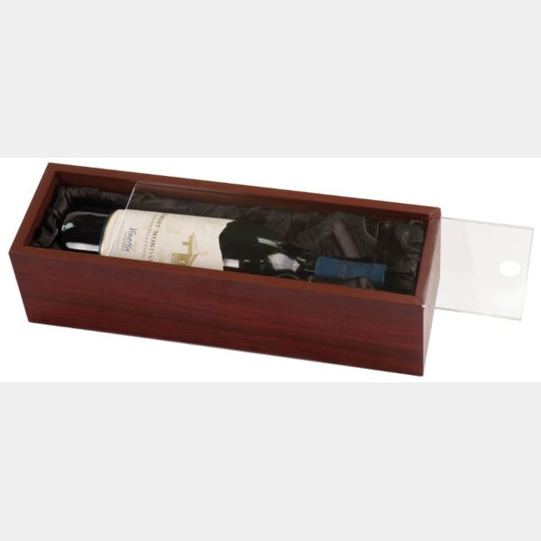 Finish Wine Box with Acrylic Lid Thumbnail
