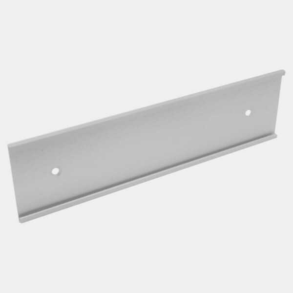 4" x 4", Satin , Kota Pro Aluminum Wall Bracket with Mounting Holes, Fits 1/16" Thick Plastic Insert Thumbnail