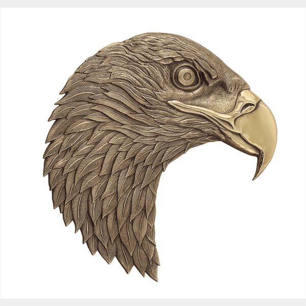 3 1/2" x 3 3/4" Antique Eagle Head Thumbnail