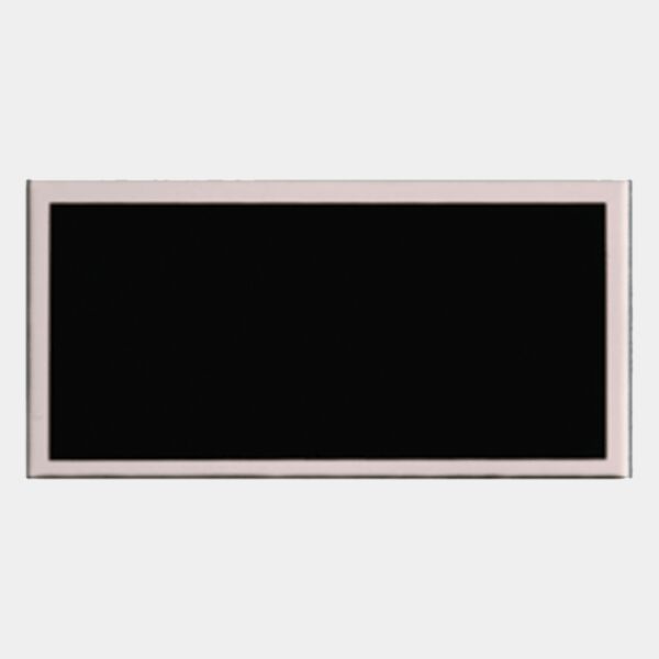 7/8" x 2 3/4" Laserable Aluminum Plate with Border Thumbnail