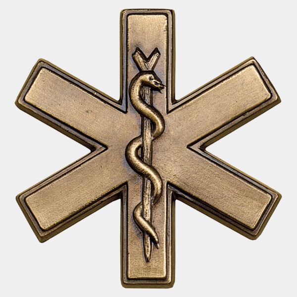 5x5 Antique Star of Life Relief Casting Thumbnail