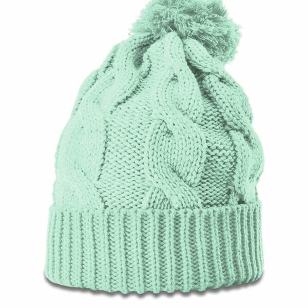 Chunk Twist Knit Beanie With Cuff Thumbnail